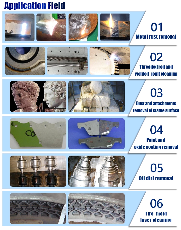 MRJ-Laser 500w صافیزر اسی طرح کے آلے صفائی لیزر مورچا ہٹانے کی مشین