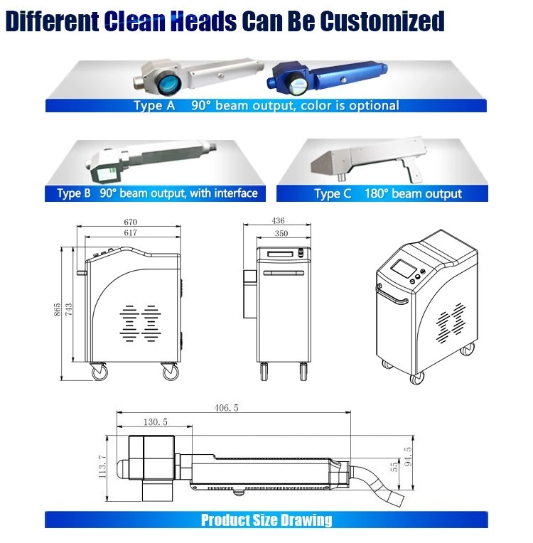 اعلی معیار 500W لیزر مورچا ہٹانے کی صفائی کی مشین، ڈسٹریبیوٹروں کی تلاش میں