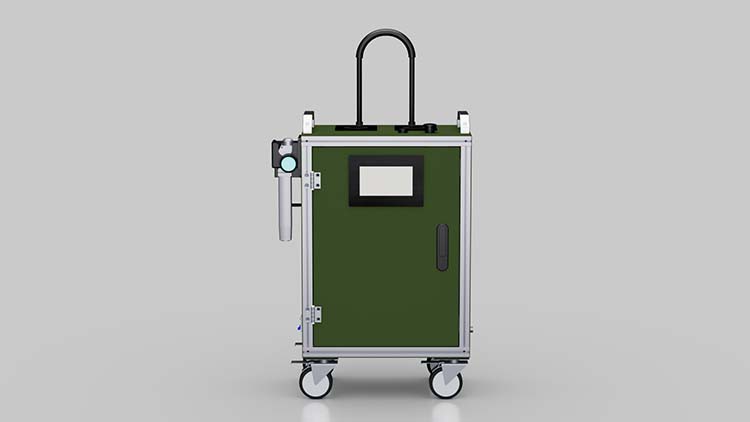 200W Portabale MOPA Laser Cleaning Machine for Providing Service and Rental (11)