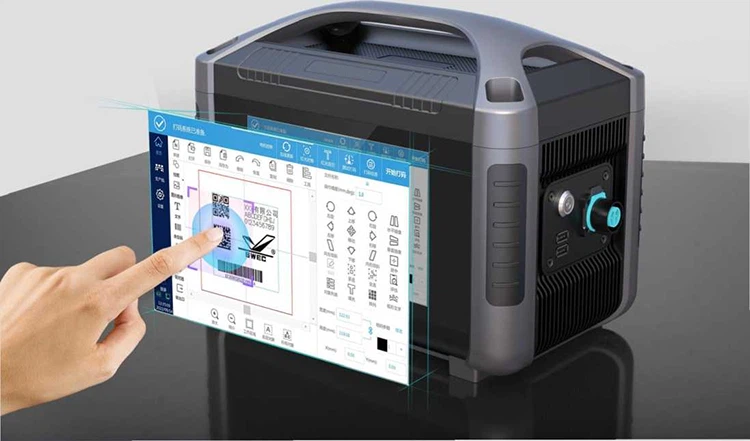 دھات اور غیر - دھات کے لئے 20W پورٹ ایبل فائبر لیزر کنگراور مشین
